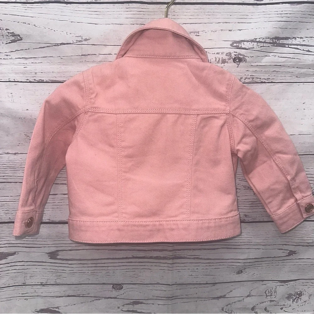 Carter's Pink Denim Jacket Size 12 Months